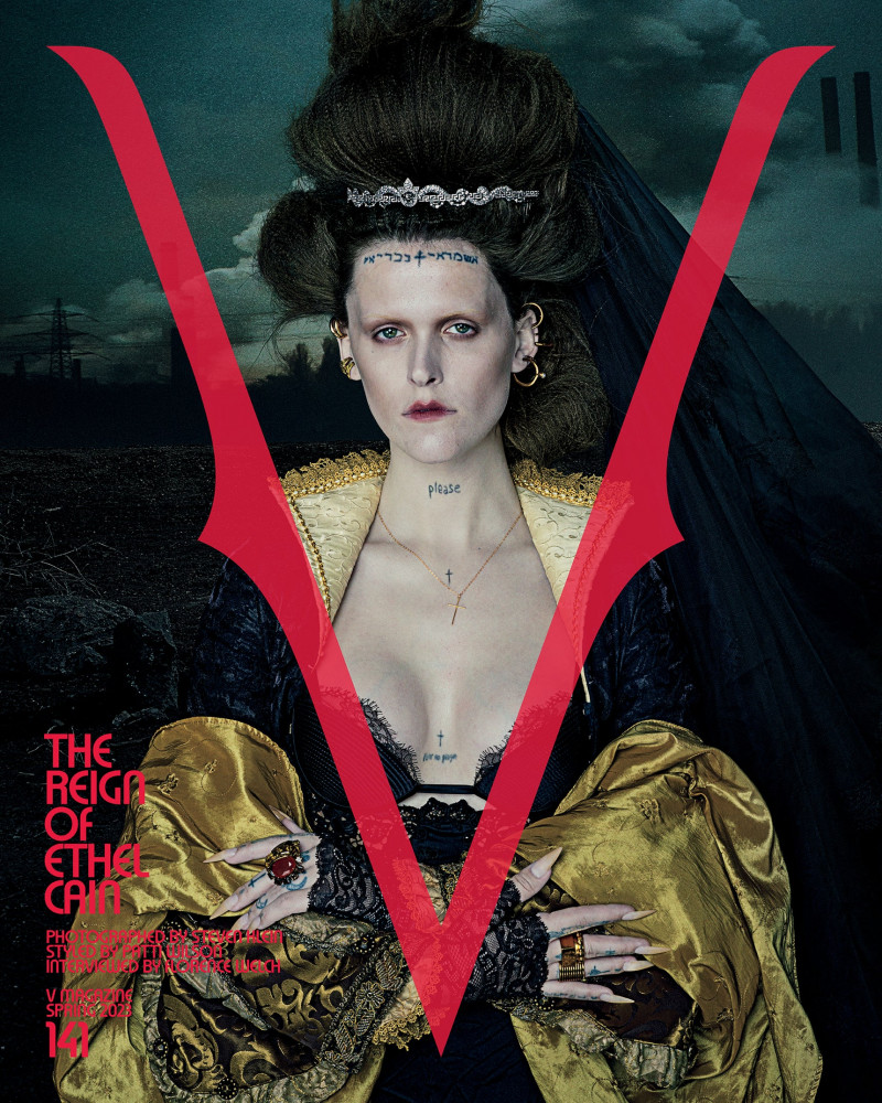 Ethel Cain featured on the V Magazine cover from March 2023