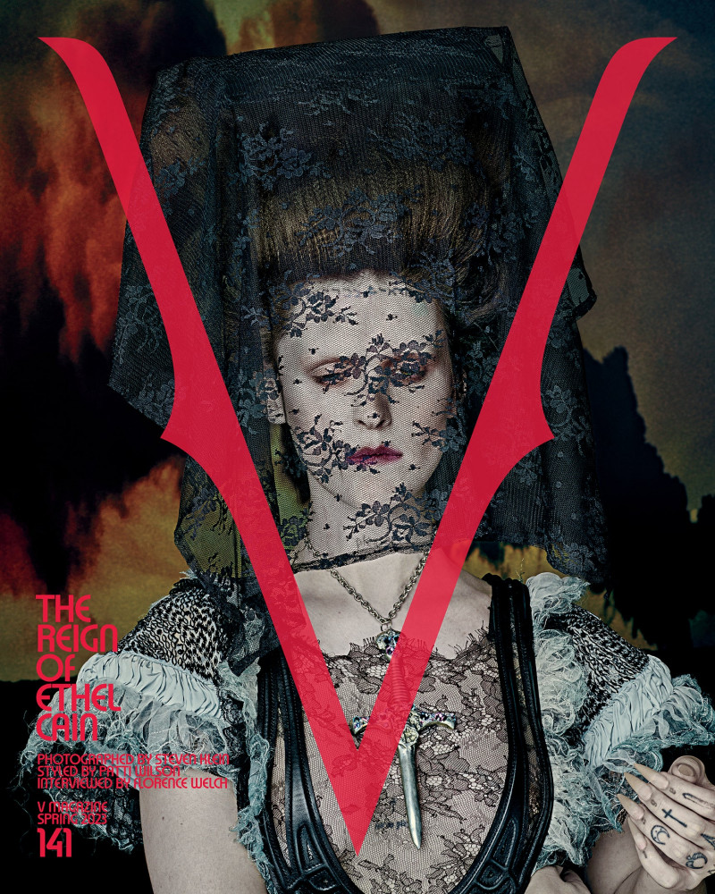 Ethel Cain featured on the V Magazine cover from March 2023