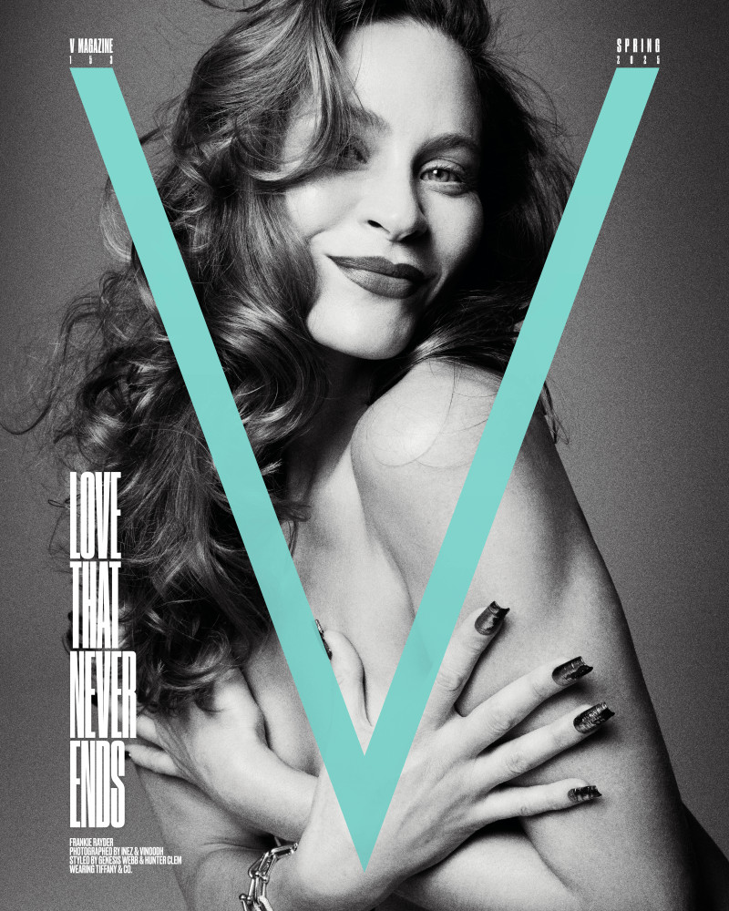 Frankie Rayder featured on the V Magazine cover from March 2025