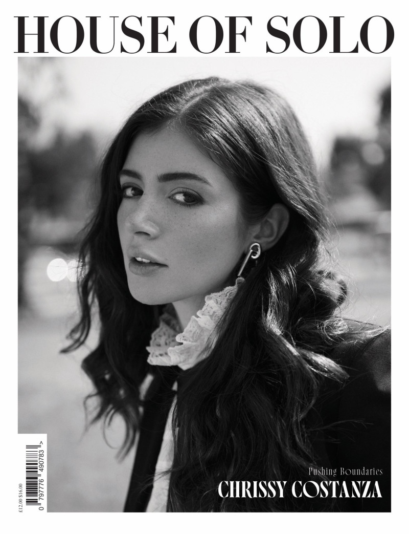 Chrissy Costanza featured on the House of Solo cover from December 2024