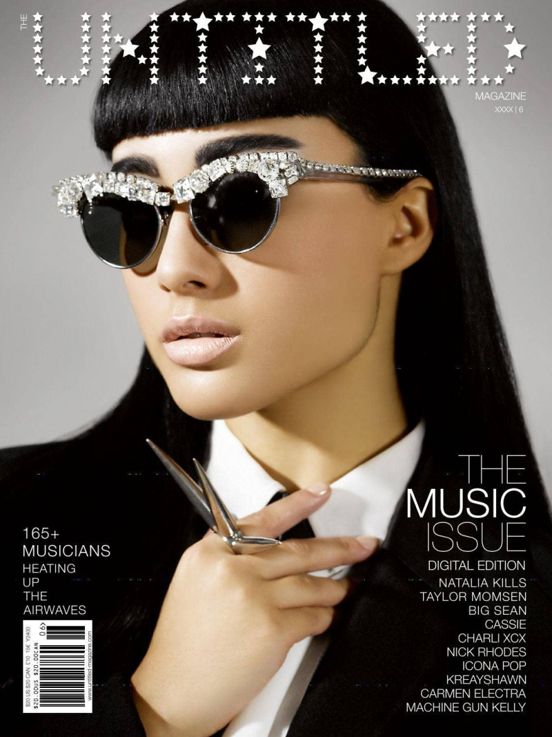 Natalia Kills featured on the The Untitled cover from May 2013