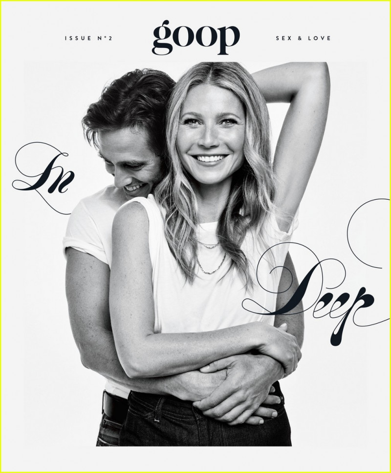 Gwyneth Paltrow featured on the Goop cover from January 2018