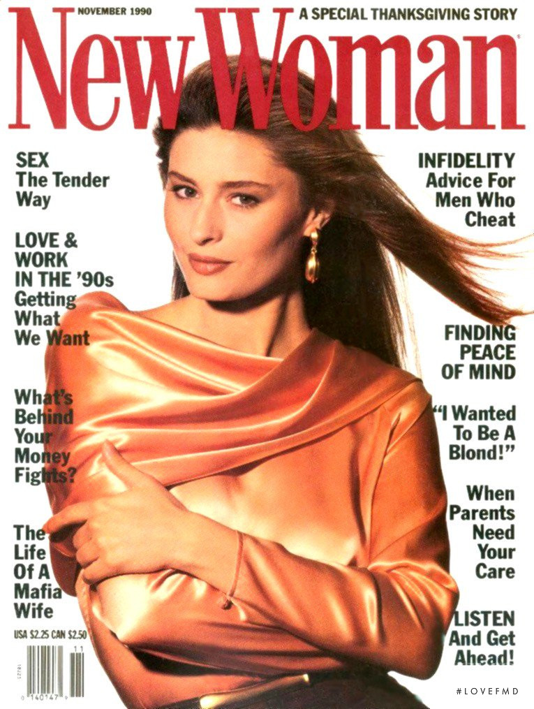 Nastasia Urbano featured on the New Woman cover from November 1990