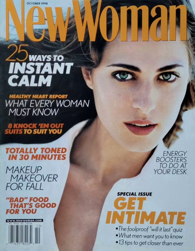 Natacha Senechal featured on the New Woman cover from October 1998