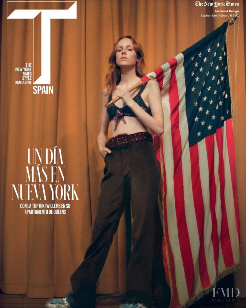 Kiki Willems featured on the T Style Spain cover from September 2017