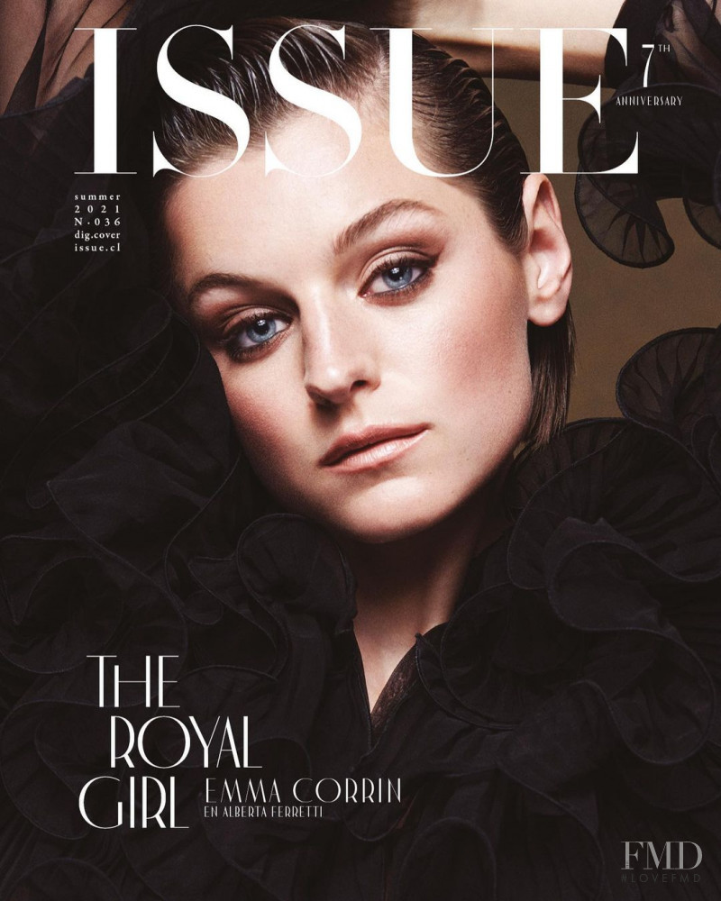Emma Corrin featured on the Issue Chile cover from December 2020