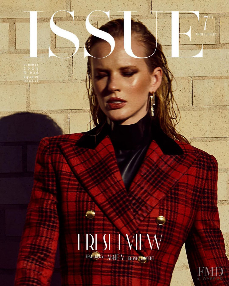 Anne Vyalitsyna featured on the Issue Chile cover from December 2020