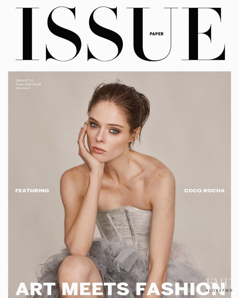 Coco Rocha featured on the Issue Chile cover from February 2020