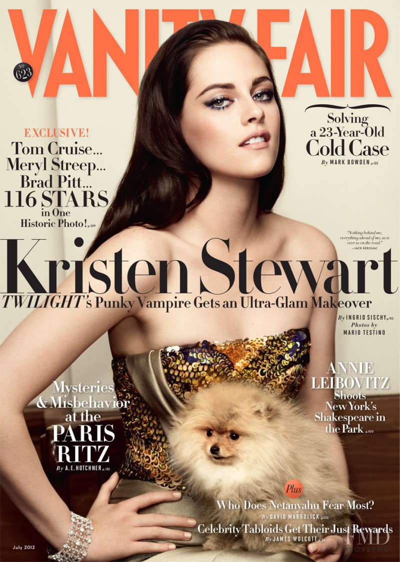Kristen Stewart featured on the Vanity Fair USA cover from July 2012