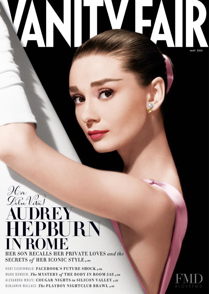 Audrey Hepburn featured on the Vanity Fair USA cover from May 2013