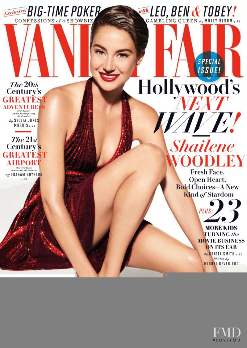 Shailene Woodley
 featured on the Vanity Fair USA cover from July 2014