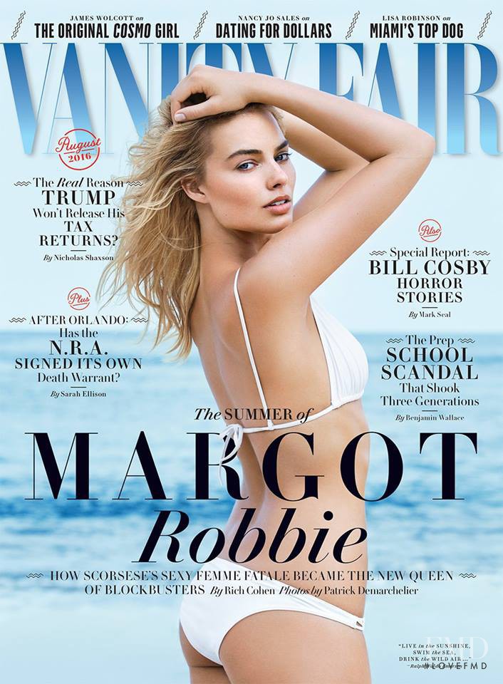 Margot Robbie featured on the Vanity Fair USA cover from August 2016