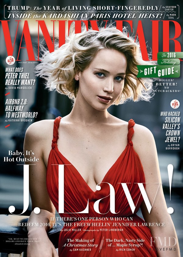  featured on the Vanity Fair USA cover from December 2016