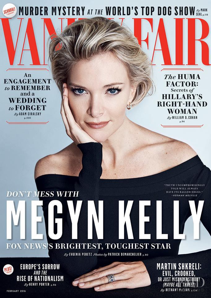 Megyn Kelly featured on the Vanity Fair USA cover from February 2016