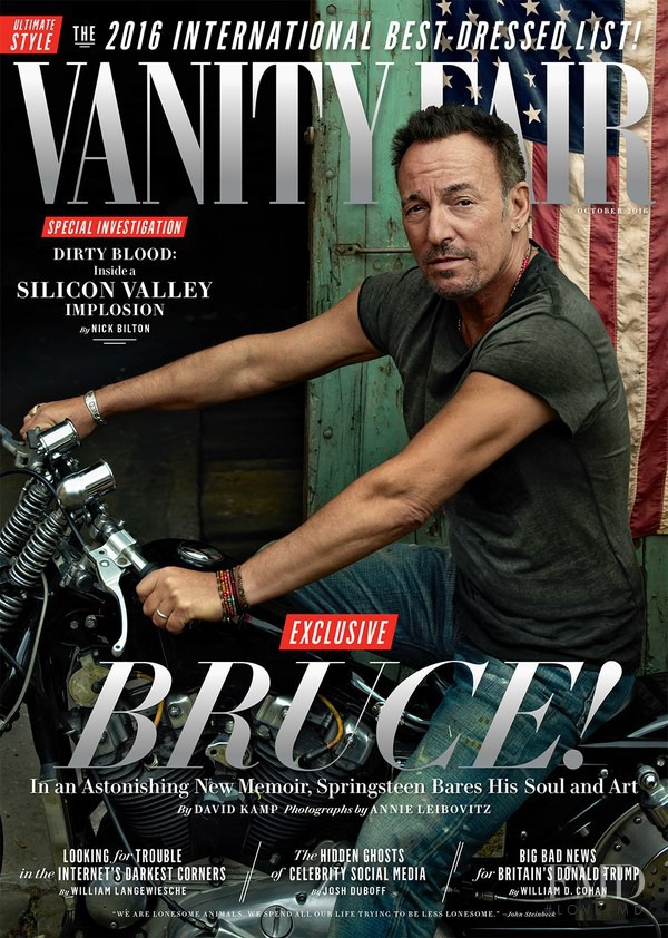  featured on the Vanity Fair USA cover from October 2016