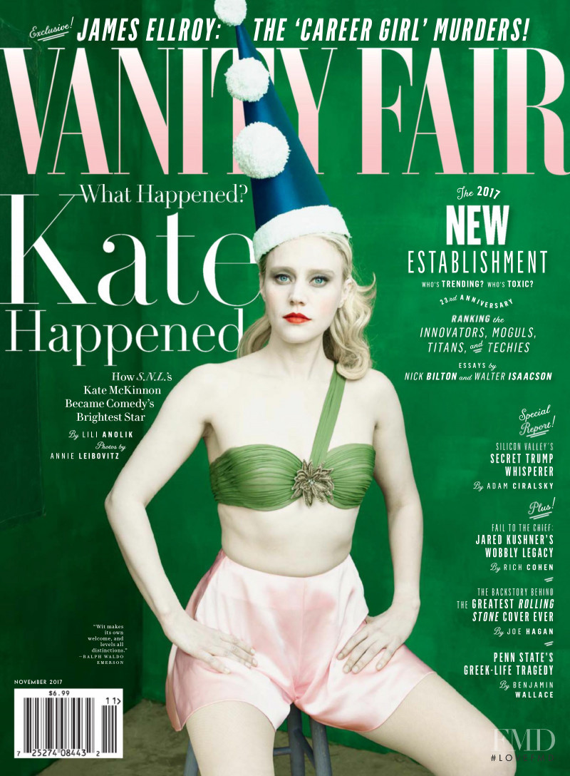 Kate McKinnon featured on the Vanity Fair USA cover from November 2017