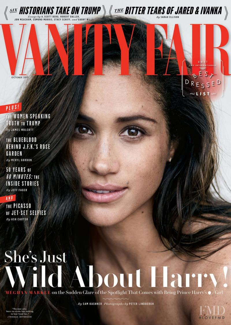 Meghan Markle featured on the Vanity Fair USA cover from October 2017