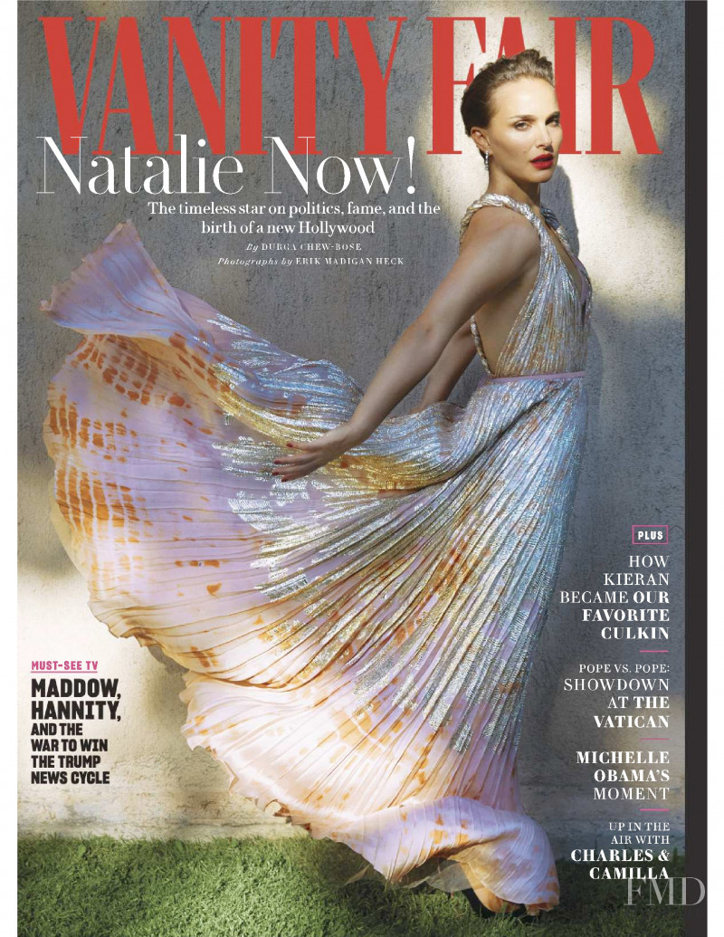 Natalie Portman featured on the Vanity Fair USA cover from December 2018