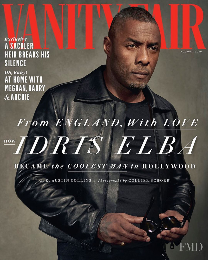 Idris Elba featured on the Vanity Fair USA cover from August 2019