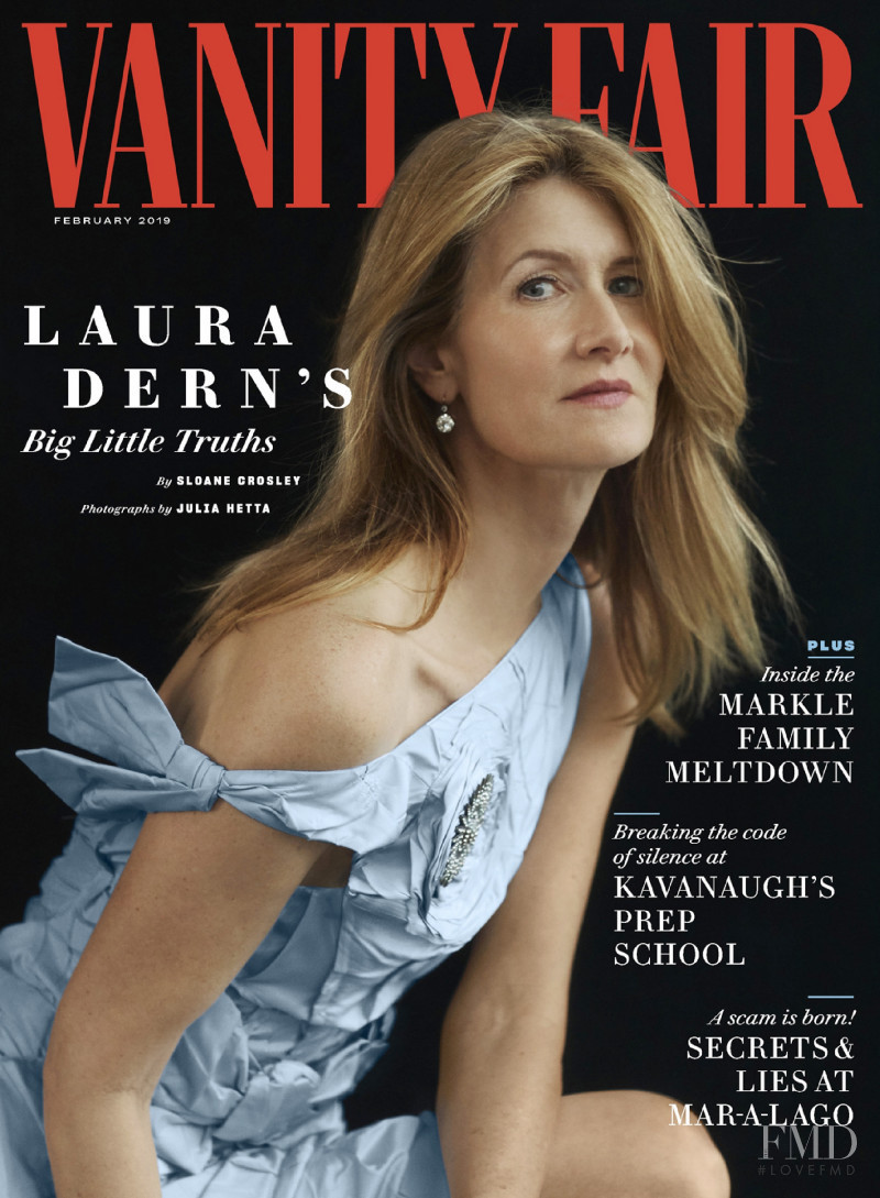 Laura Dern featured on the Vanity Fair USA cover from February 2019
