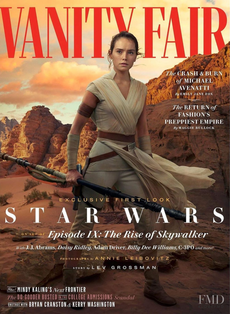 Daisy Ridley featured on the Vanity Fair USA cover from June 2019