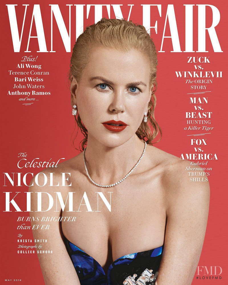Nicole Kidman featured on the Vanity Fair USA cover from May 2019