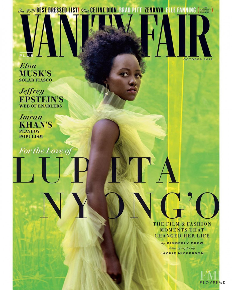 Lupita Nyong\'o featured on the Vanity Fair USA cover from October 2019
