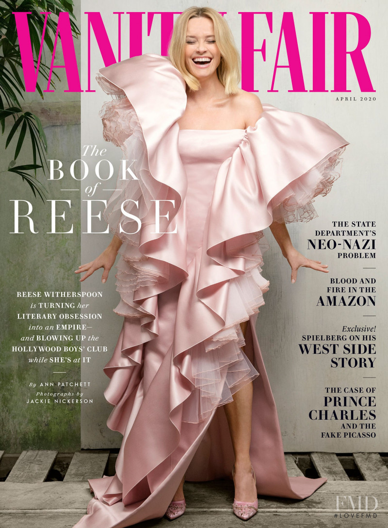 Reese Witherspoon featured on the Vanity Fair USA cover from April 2020