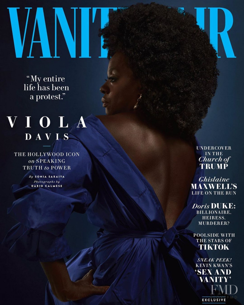 Viola Davis featured on the Vanity Fair USA cover from July 2020