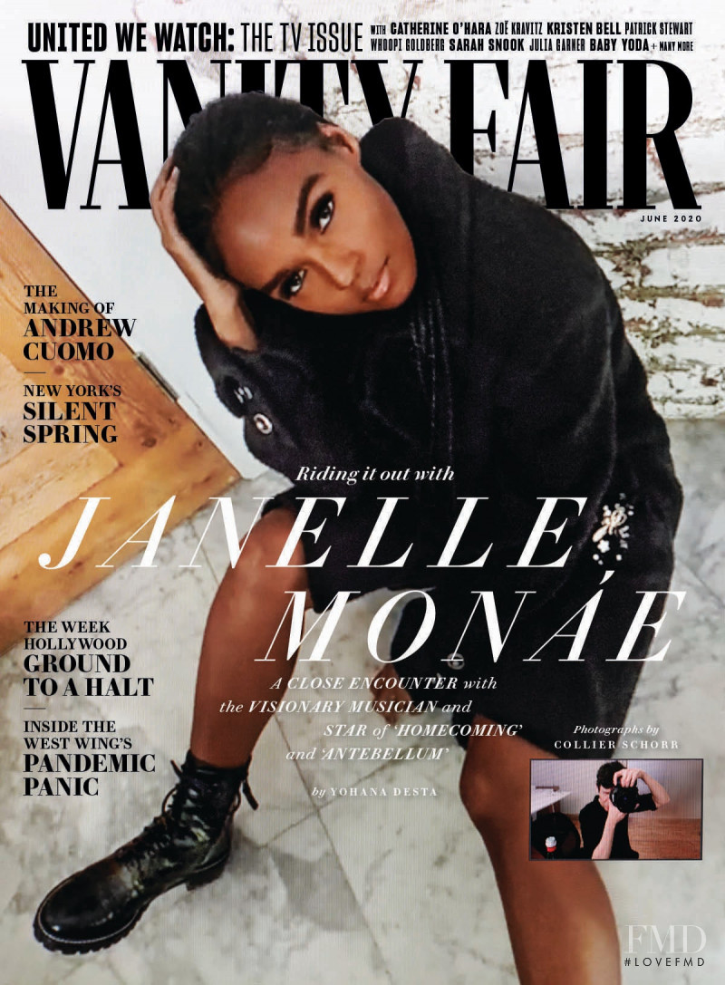 Janelle Monae  featured on the Vanity Fair USA cover from June 2020