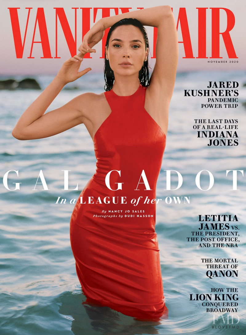 Gal Gadot featured on the Vanity Fair USA cover from November 2020
