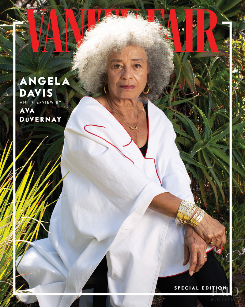 Angela Davis featured on the Vanity Fair USA cover from September 2020