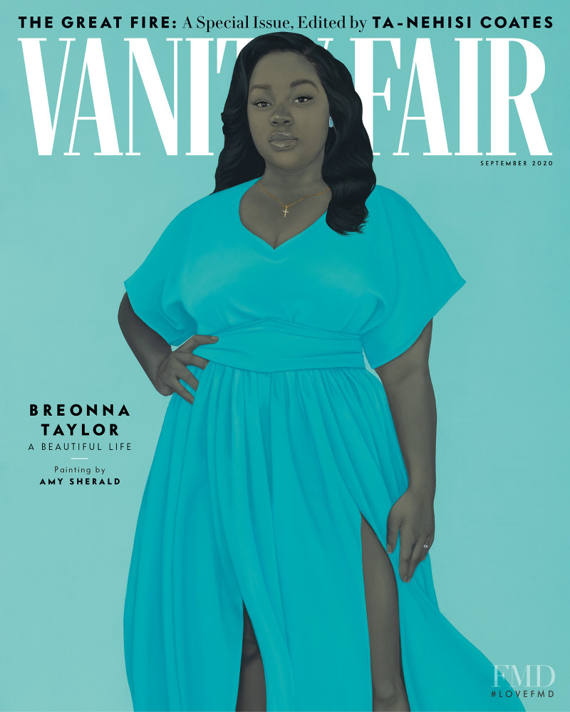 Breonna Taylor  featured on the Vanity Fair USA cover from September 2020