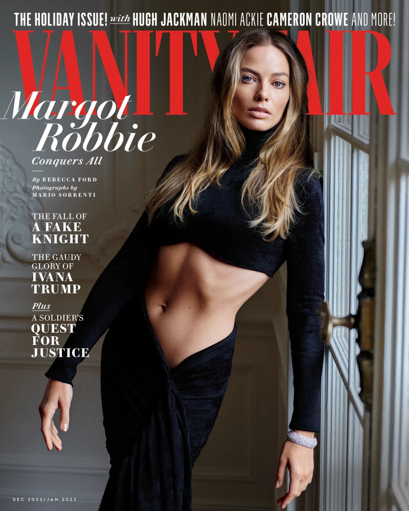 Margot Robbie featured on the Vanity Fair USA cover from December 2022