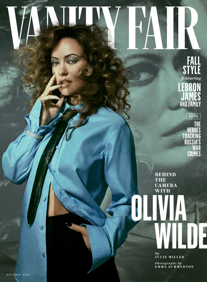  Olivia Wilde featured on the Vanity Fair USA cover from October 2022