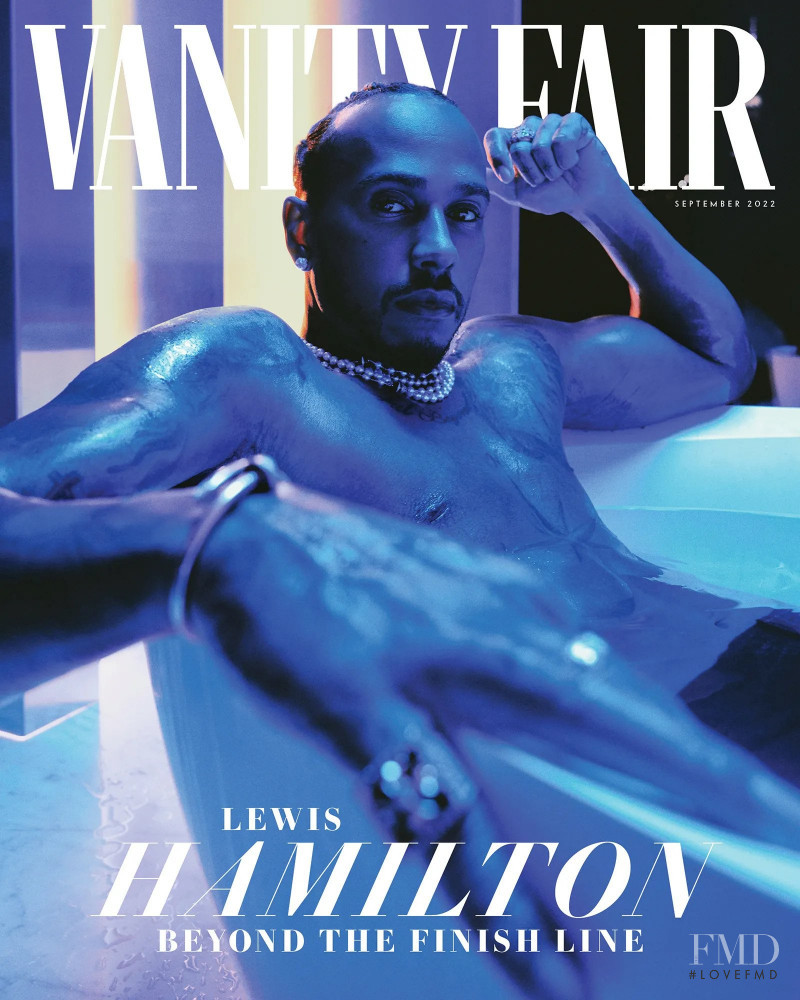 Lewis Hamilton featured on the Vanity Fair USA cover from September 2022