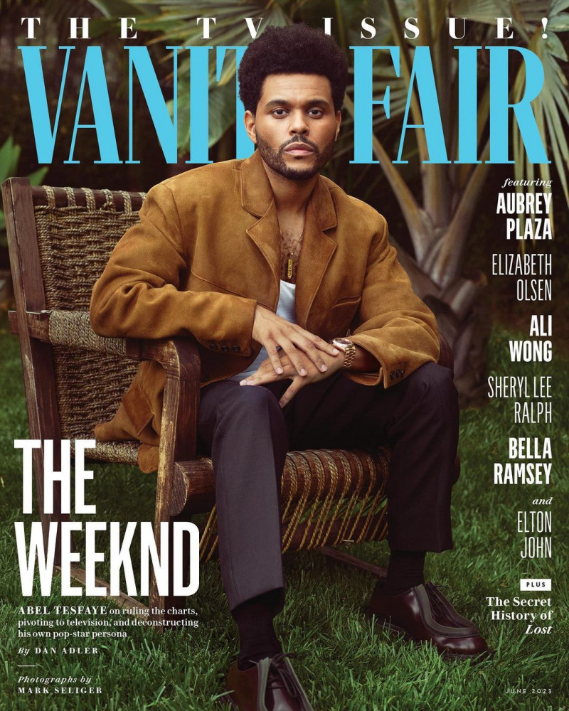 The Weeknd featured on the Vanity Fair USA cover from June 2023