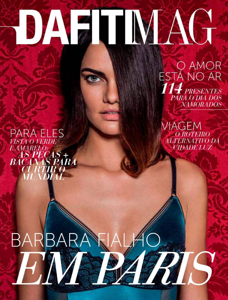 Barbara Fialho featured on the Dafiti Mag cover from May 2014