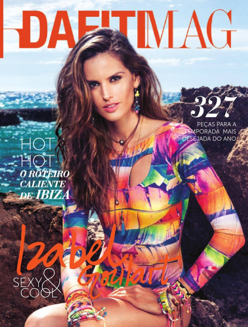 Izabel Goulart featured on the Dafiti Mag cover from September 2014