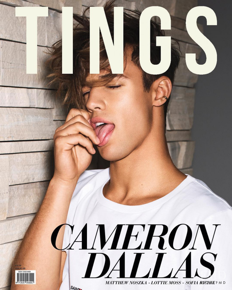 Cameron Dallas featured on the Tings London cover from July 2017