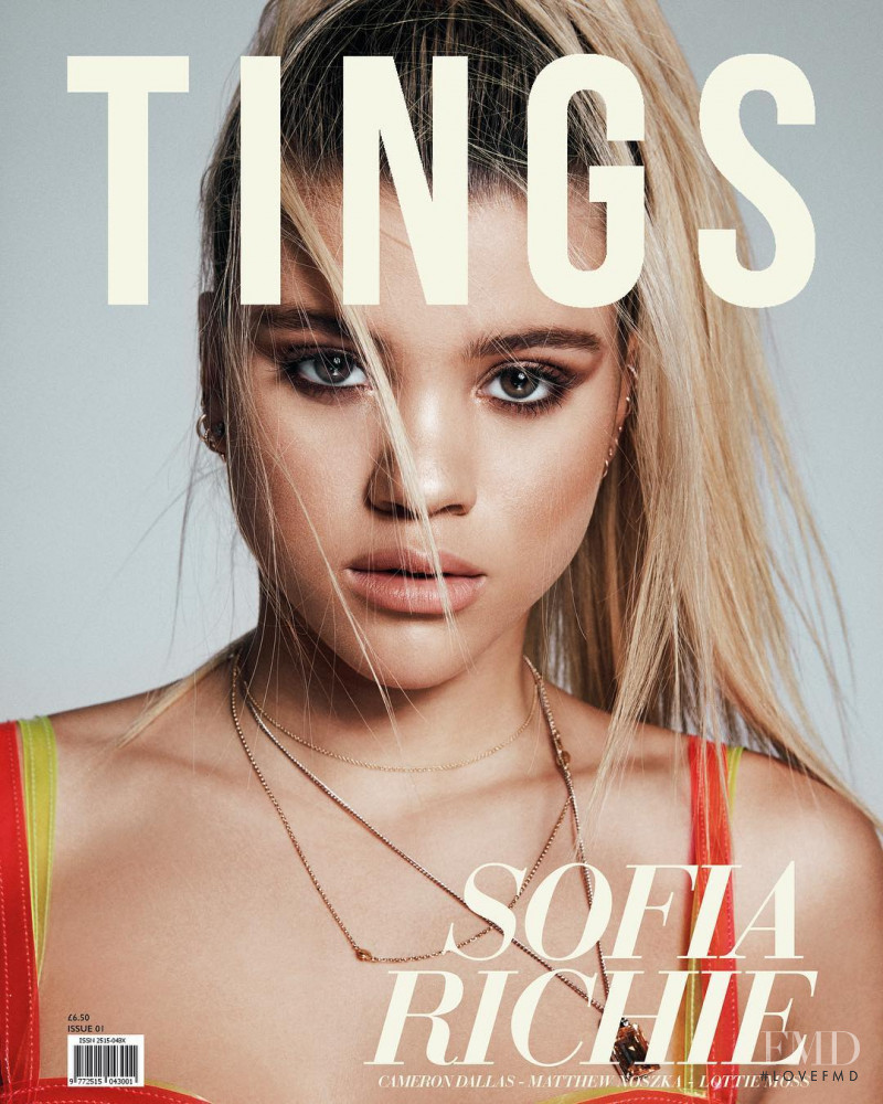 Sofia Richie featured on the Tings London cover from July 2017