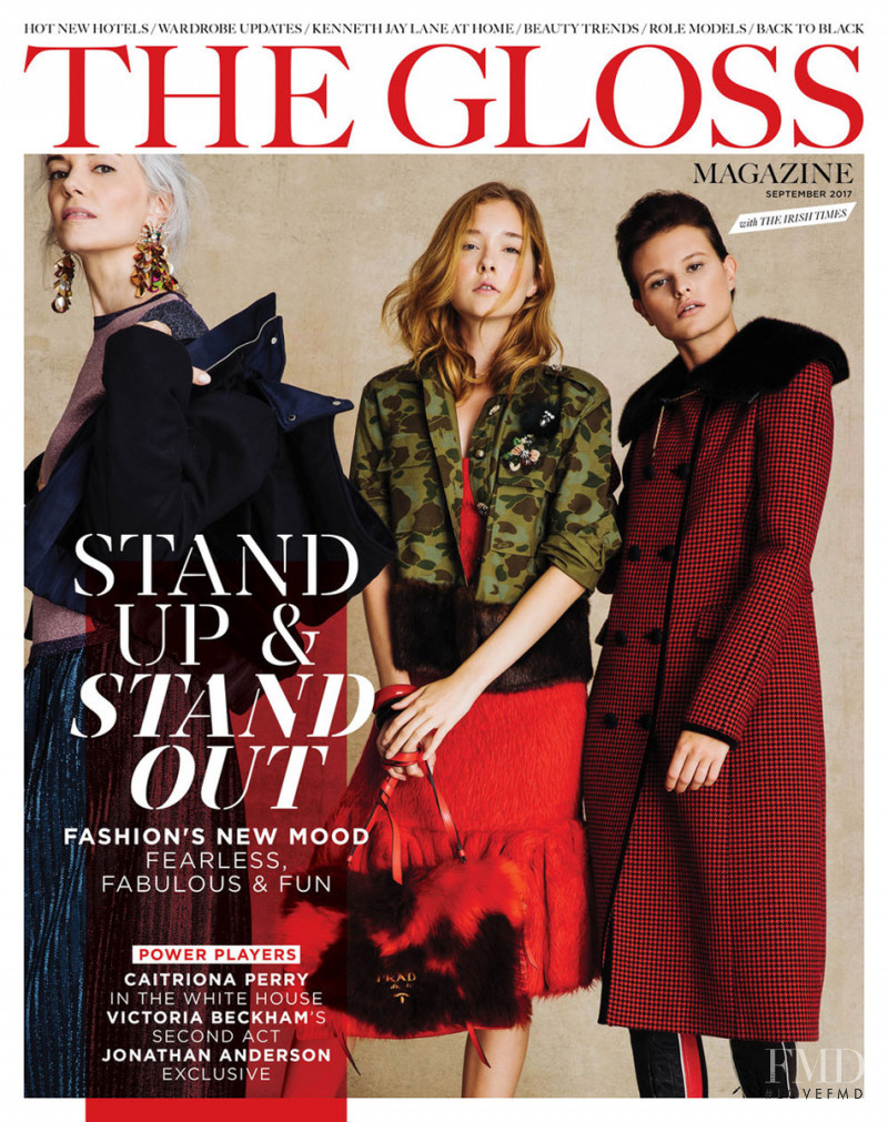 Cordelia Dietrich featured on the The Gloss cover from September 2017