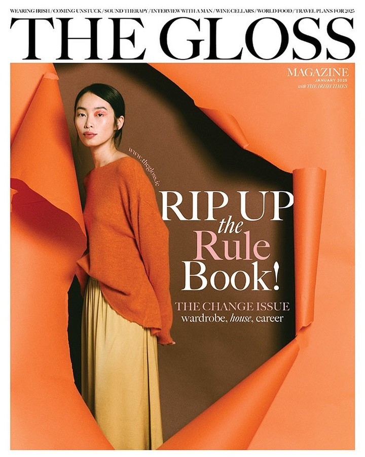  featured on the The Gloss cover from January 2025