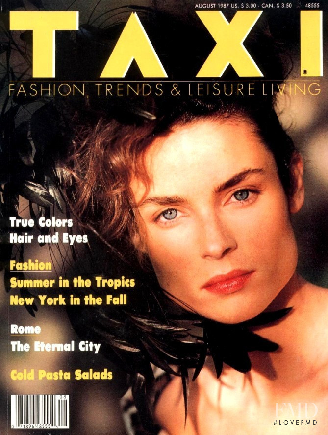 Mary Mize featured on the TAXI cover from August 1987