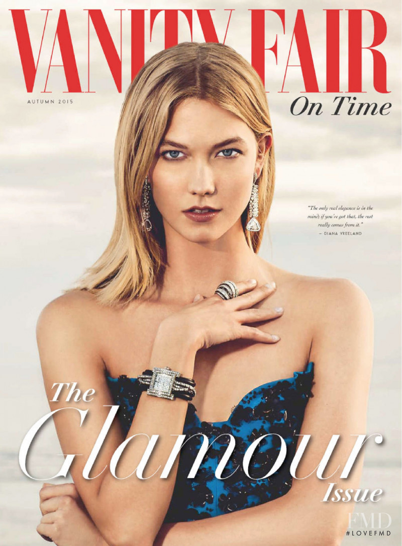 Karlie Kloss featured on the Vanity Fair UK cover from October 2015