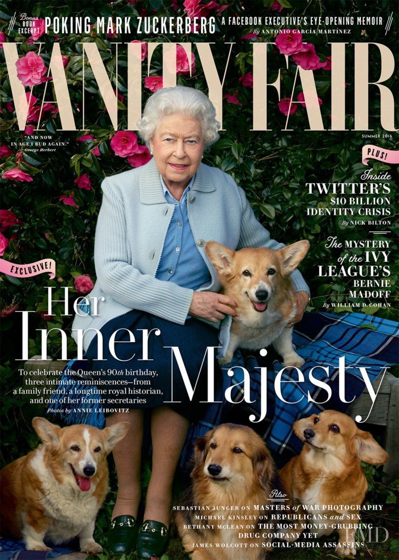 Queen Elizabeth II featured on the Vanity Fair UK cover from June 2016