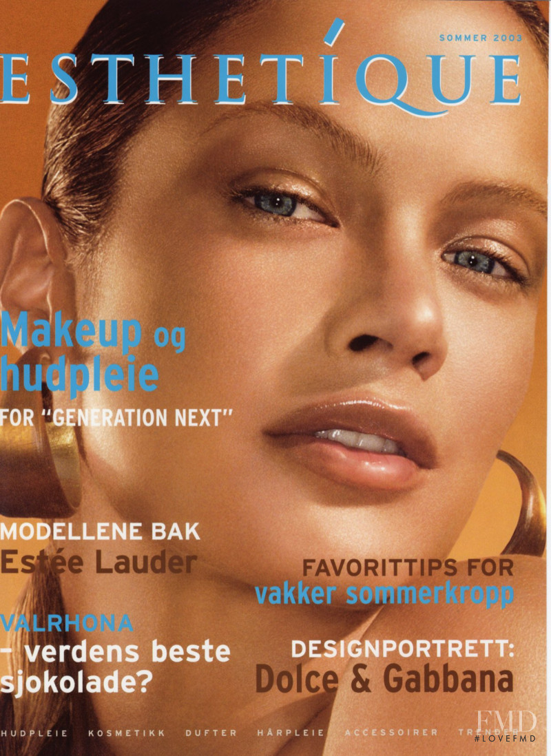 Carolyn Murphy featured on the Esthetique cover from June 2003