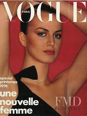  featured on the Vogue France cover from April 1976