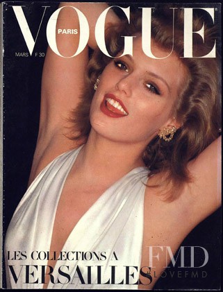  featured on the Vogue France cover from March 1980