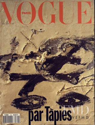  featured on the Vogue France cover from December 1991